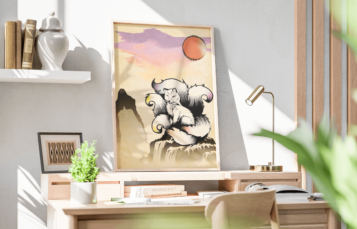 Kitsune Illustration